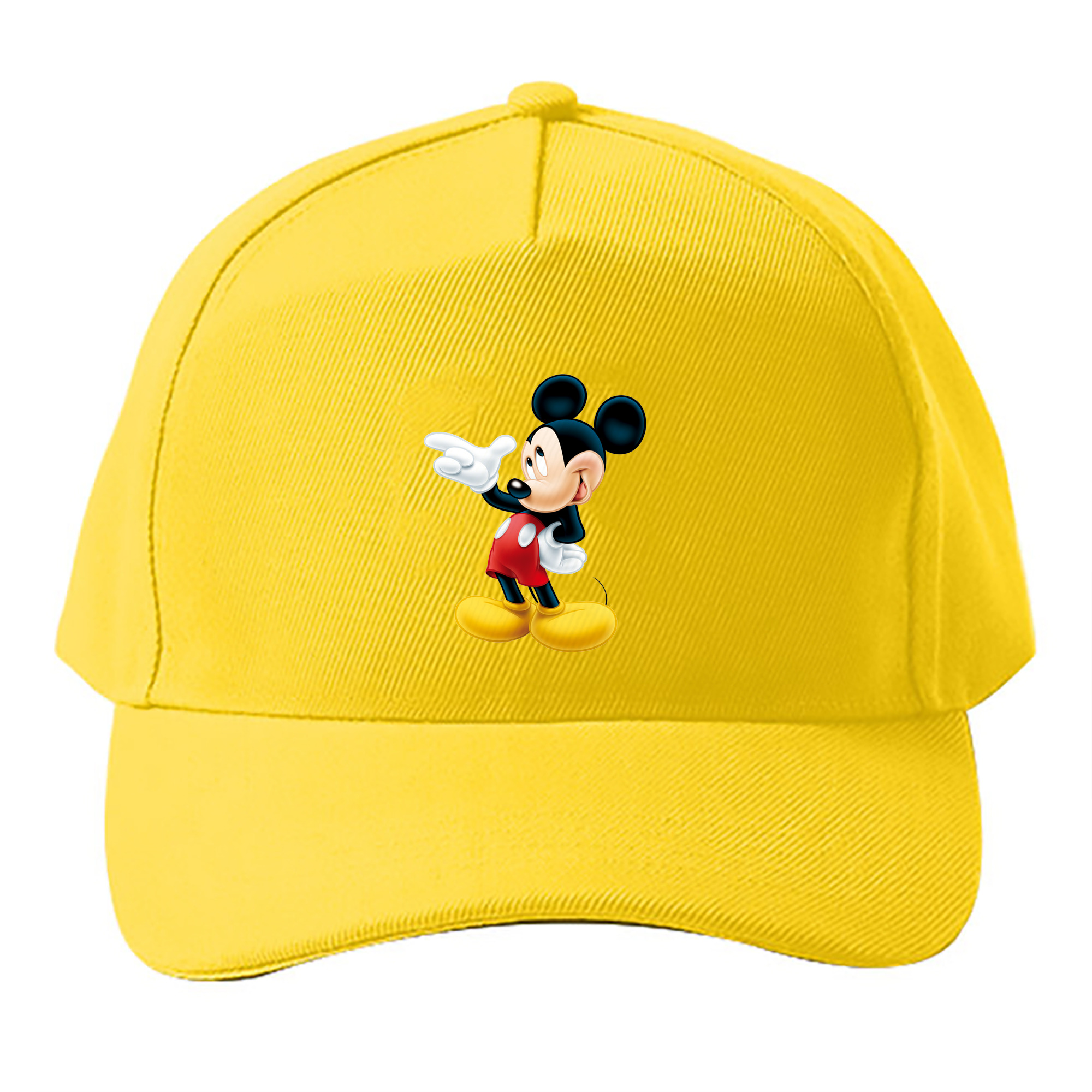 （画像用） ミッキーマウス Mickey Mouse ベースボールキャップ 綿100％ 男女兼用 帽子 スポーツ